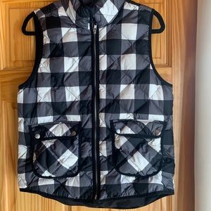 Buffalo plaid woolrich vest size M